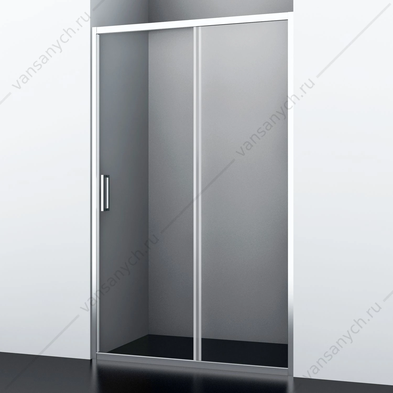 Душевая дверь 110х200 Main 41S13, хром