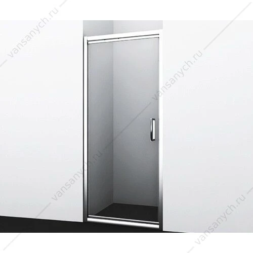 Душевая дверь 100х200  Elbe 74P12, черный