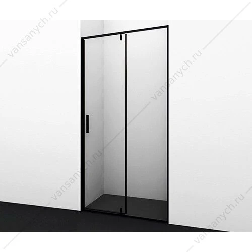 Душевая дверь 120х200 Elbe 74P05, черный