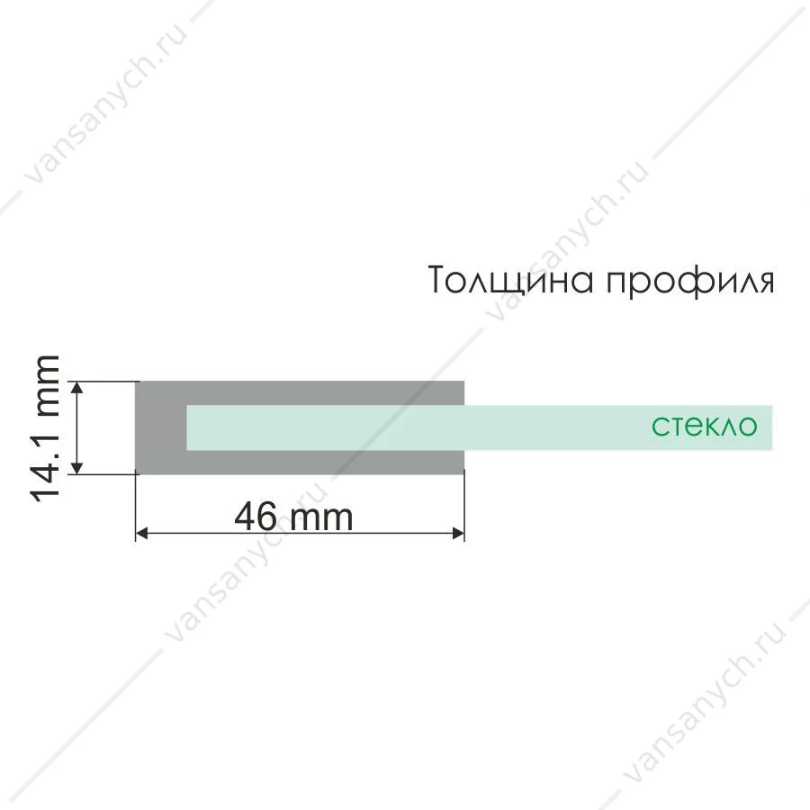 Душевая дверь  120х200 Aller 10H05L, хром