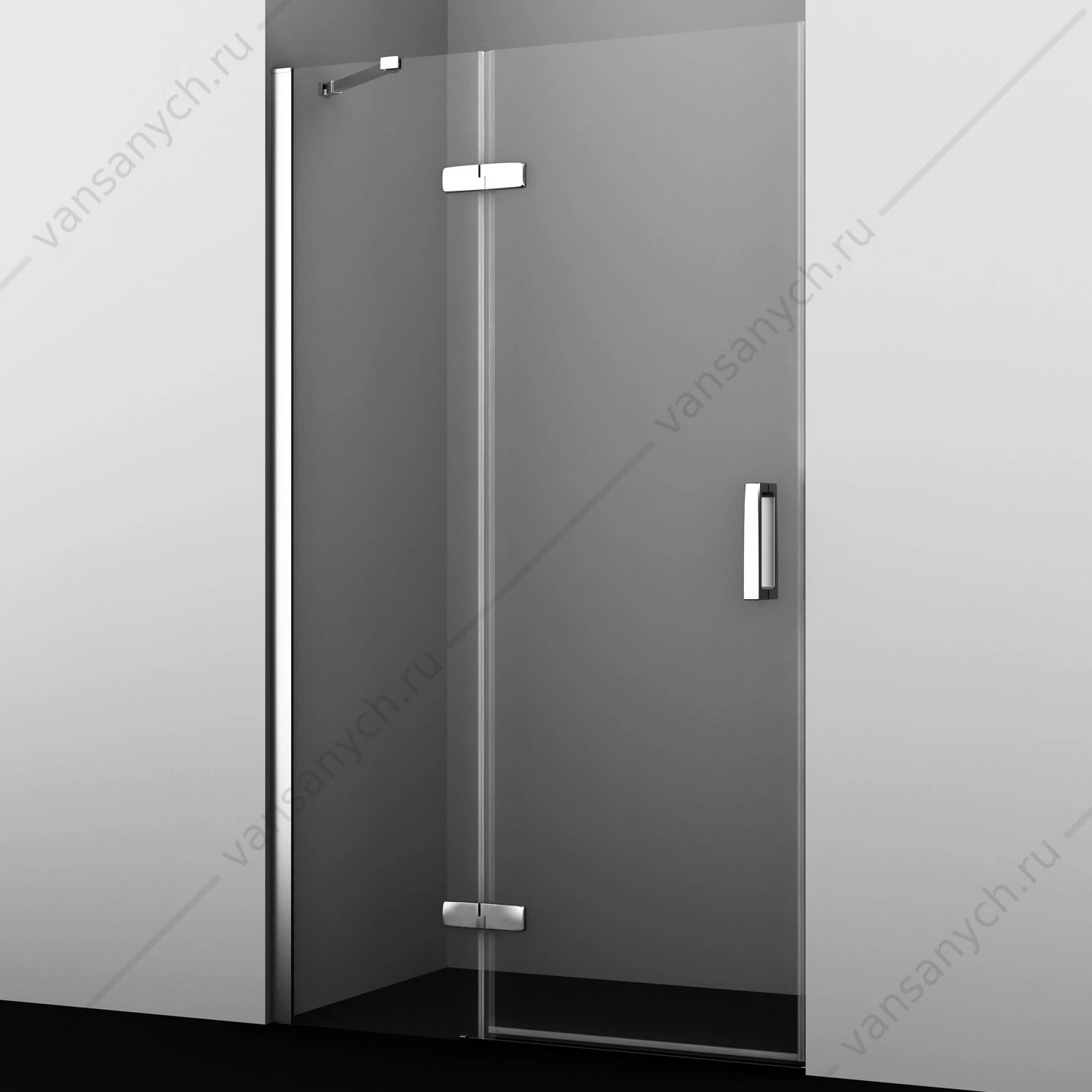 Душевой уголок 120х90х200 Aller 10H07L, хром