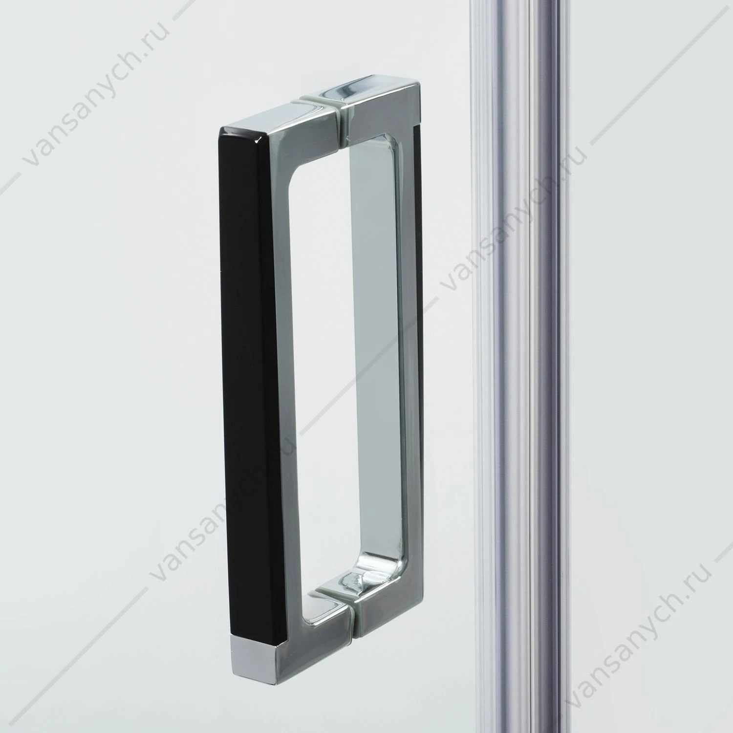 Душевая дверь 120х200 Aller 10H05RBLACK , черный/хром