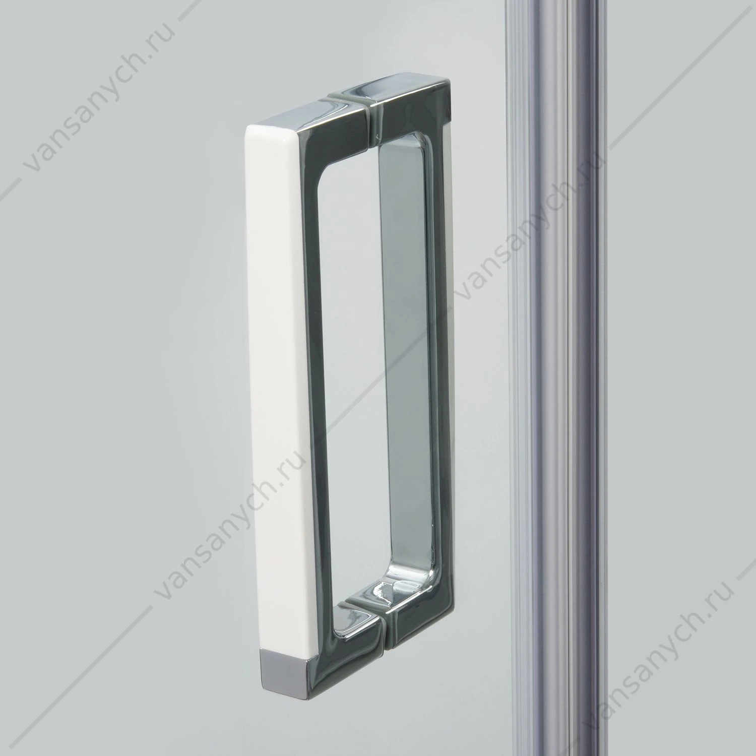 Душевая дверь 120х200 Aller 10H05LWHITE, белый/хром
