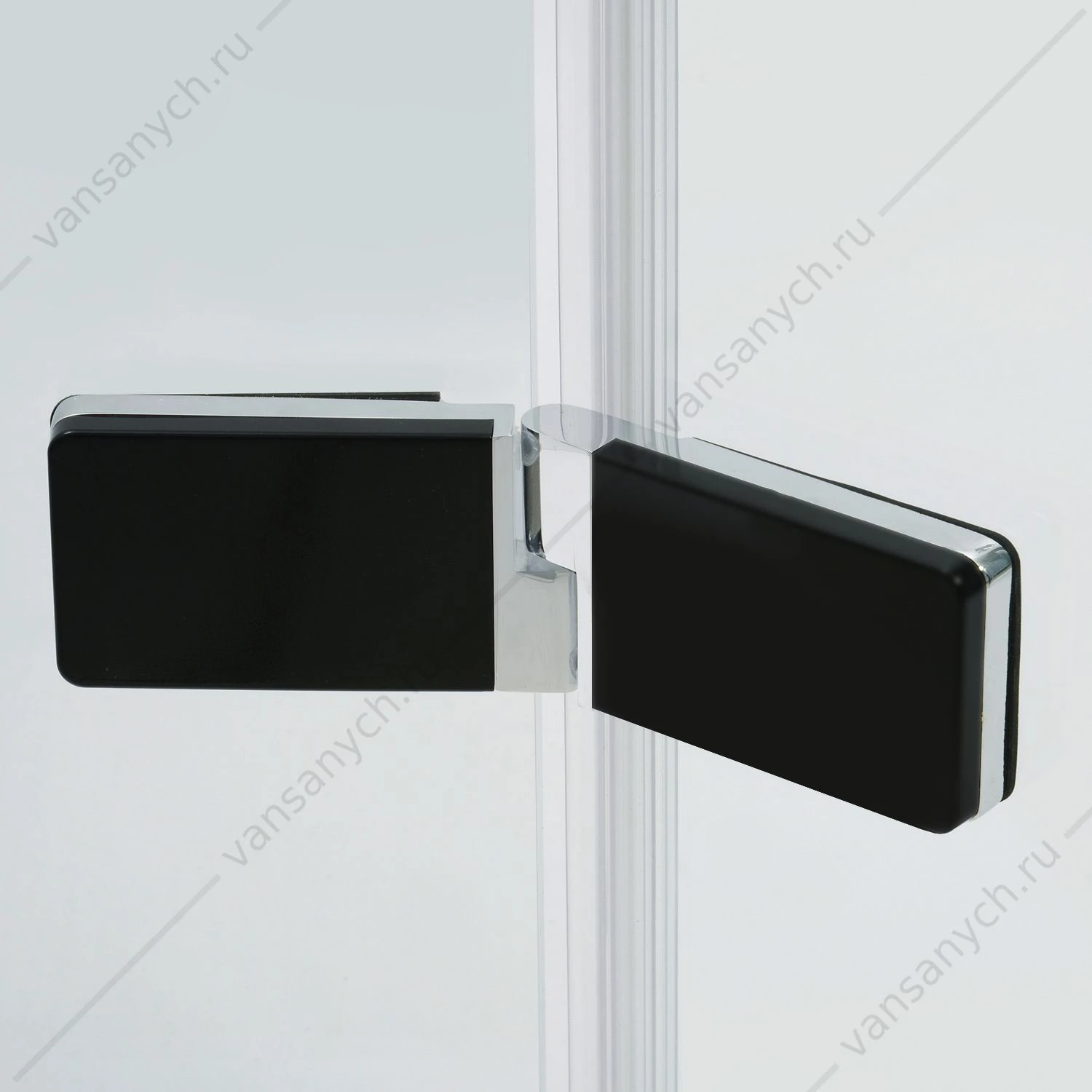 Душевая дверь 120х200 Aller 10H05RBLACK MATT , черный/хром