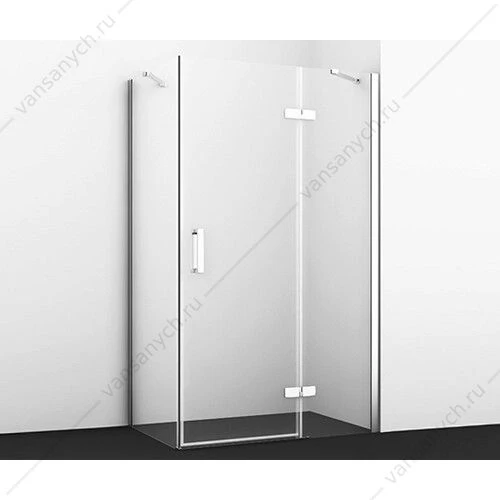 Душевой уголок 120х80х200 Aller 10H06RBLACK MATT, черный/хром