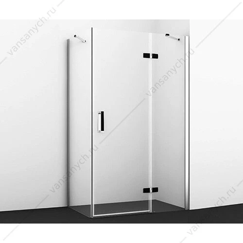 Душевой уголок 120х100х200 Aller 10H10RBLACK MATT, черный/хром