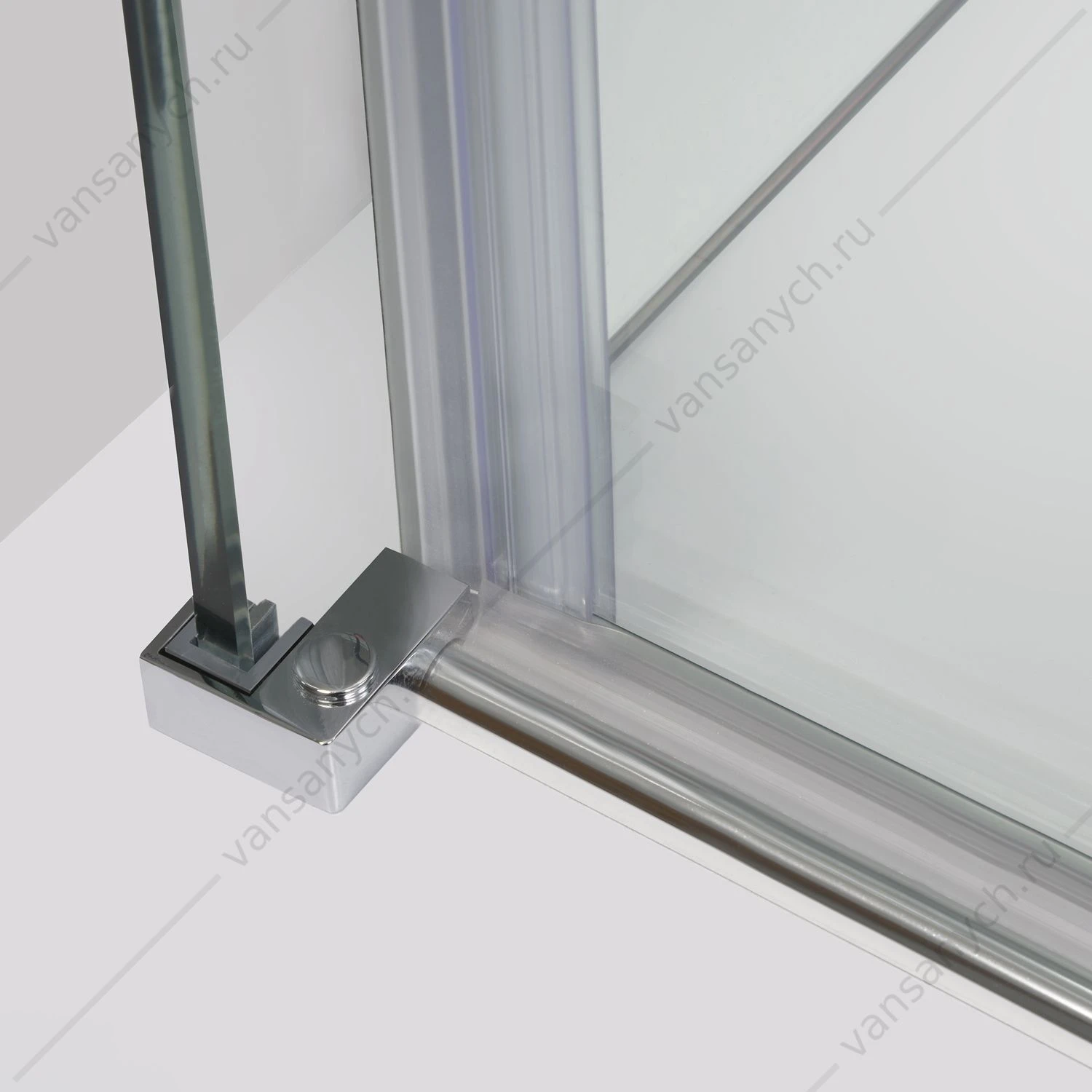 Душевая дверь 140х200 Dinkel 58R31, хром