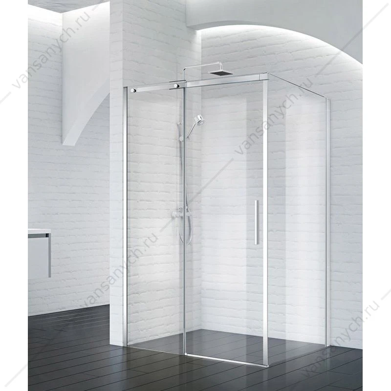 Душевой уголок 110х100 BELBAGNO ACQUA-AH-1-110/100-C-Cr хром