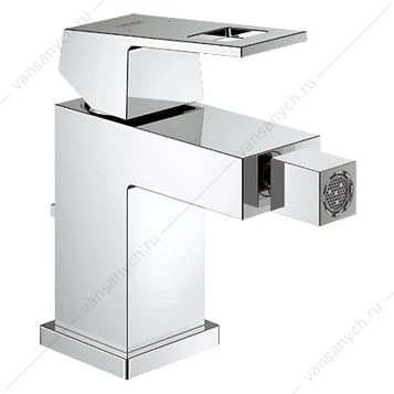 GROHE. Смеситель для биде Eurocube, сливной гарнитур, 23138000
