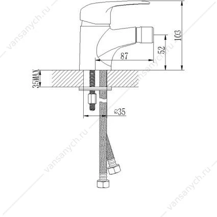 Смеситель Lemark Pramen LM3308C для биде