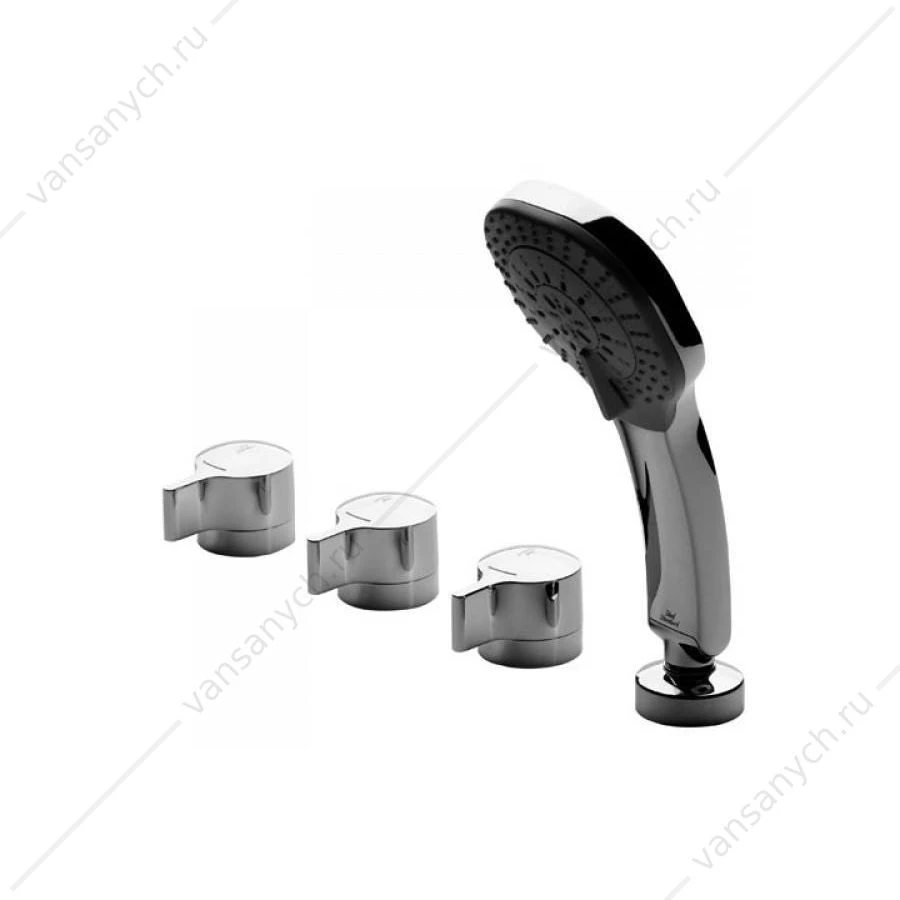 Смеситель для ванны/душа на борт ванны Ideal Standard MELANGE A4292AA (4 отверстия)