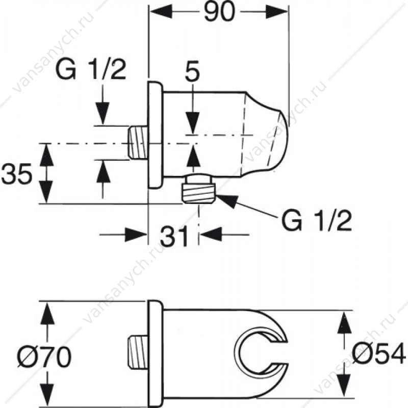 Душевой комплект Set Ideal Standard CERAPLAN III 8 в 1 (A6115AA + A1000NU + B0773AA + B0387MY + B9445AA + B0005AA + A4109AA + A2406AA)