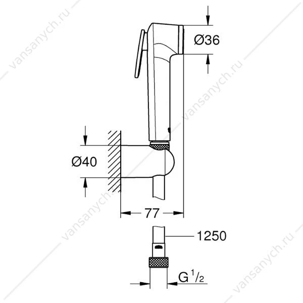Гигиенический душ GROHE Tempesta-F 26354000