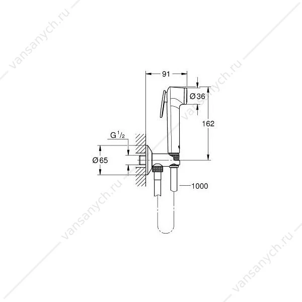 Гигиенический душ GROHE Tempesta-F 26358000