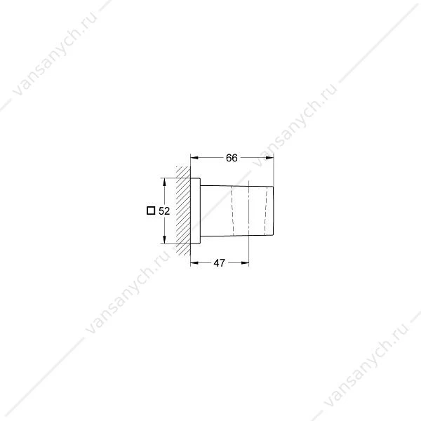 Настенный держатель GROHE Euphoria Cube, хром, 27693000
