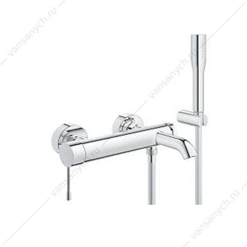 Смеситель для ванны GROHE Essence+, с душевым гарнитуром, 33628001