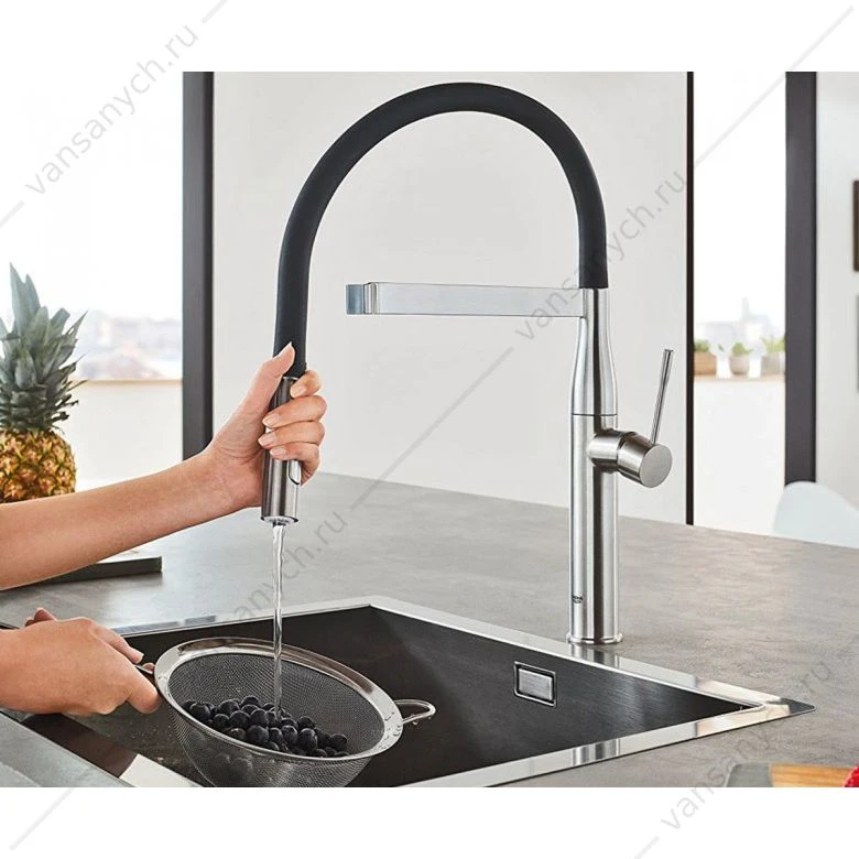 Смеситель для мойки GROHE Essence New, с профессиональной лейкой, 30294000