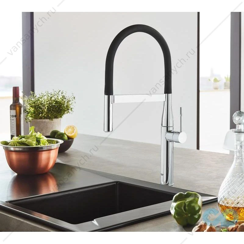 Смеситель для мойки GROHE Essence New, с профессиональной лейкой, 30294000