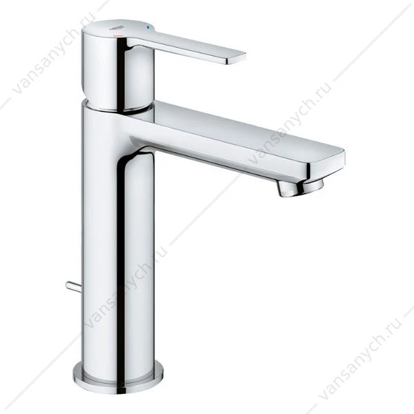 Смеситель для раковины GROHE Lineare, S-Size, сливной гарнитур, 32114001