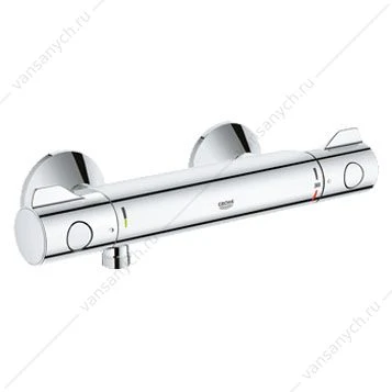 Термостат для душа GROHE Grohtherm 800 1/2, настенный монтаж, 34558000
