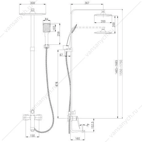 Смеситель для ванны Lemark Allegro LM5962CW хром/белый