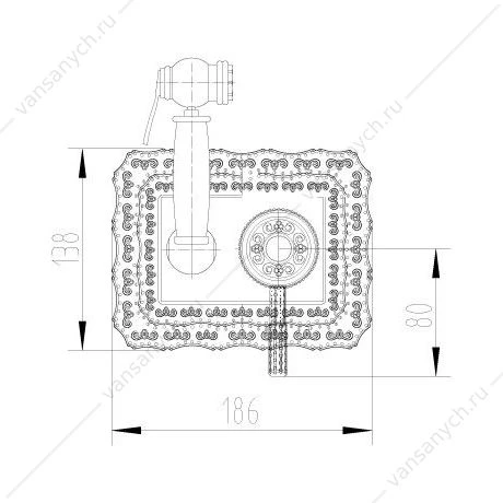 Гигиенический душ Lemark Jasmine  LM6619ORB черная бронза