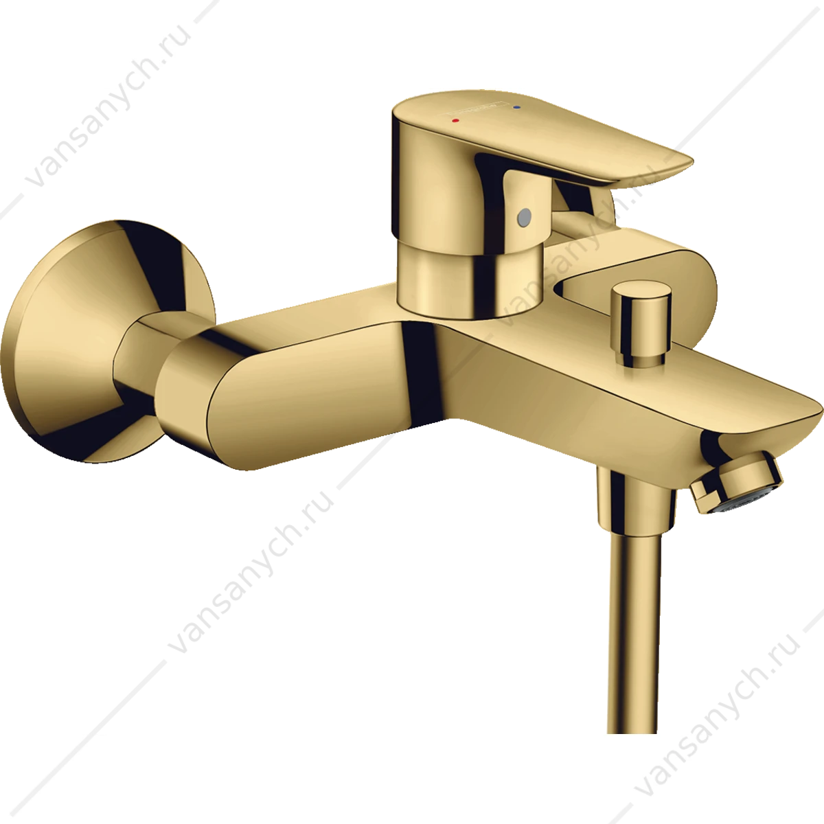 Смеситель для ванны золото полир. HANSGROHE Talis E 71740990