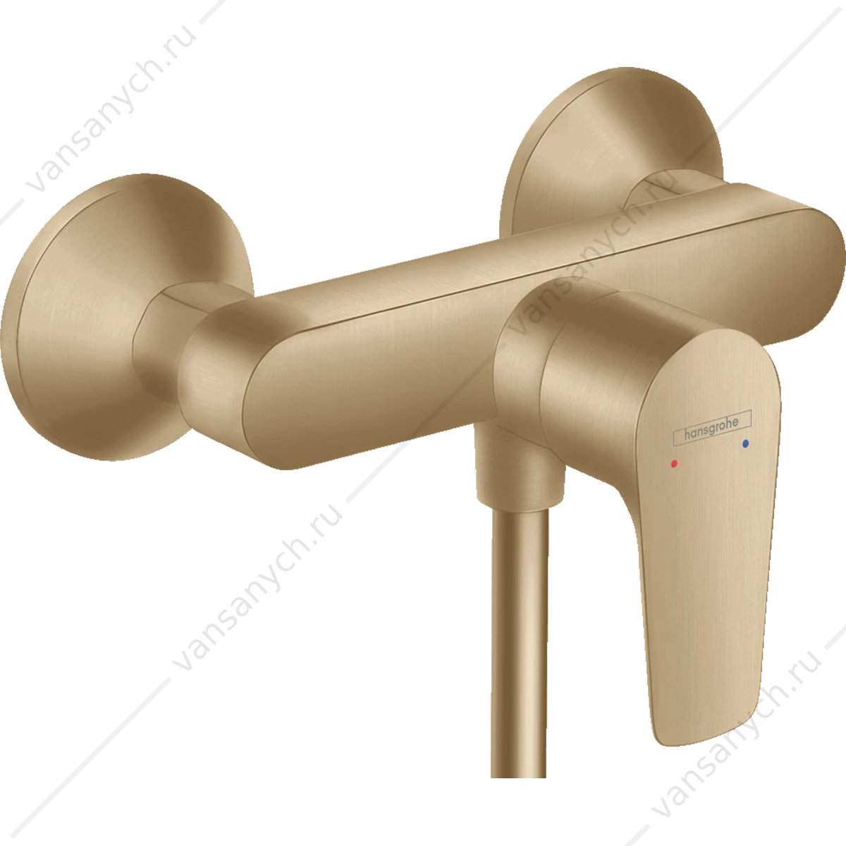 Смеситель для душа бронза шлиф. HANSGROHE Talis E 71760140