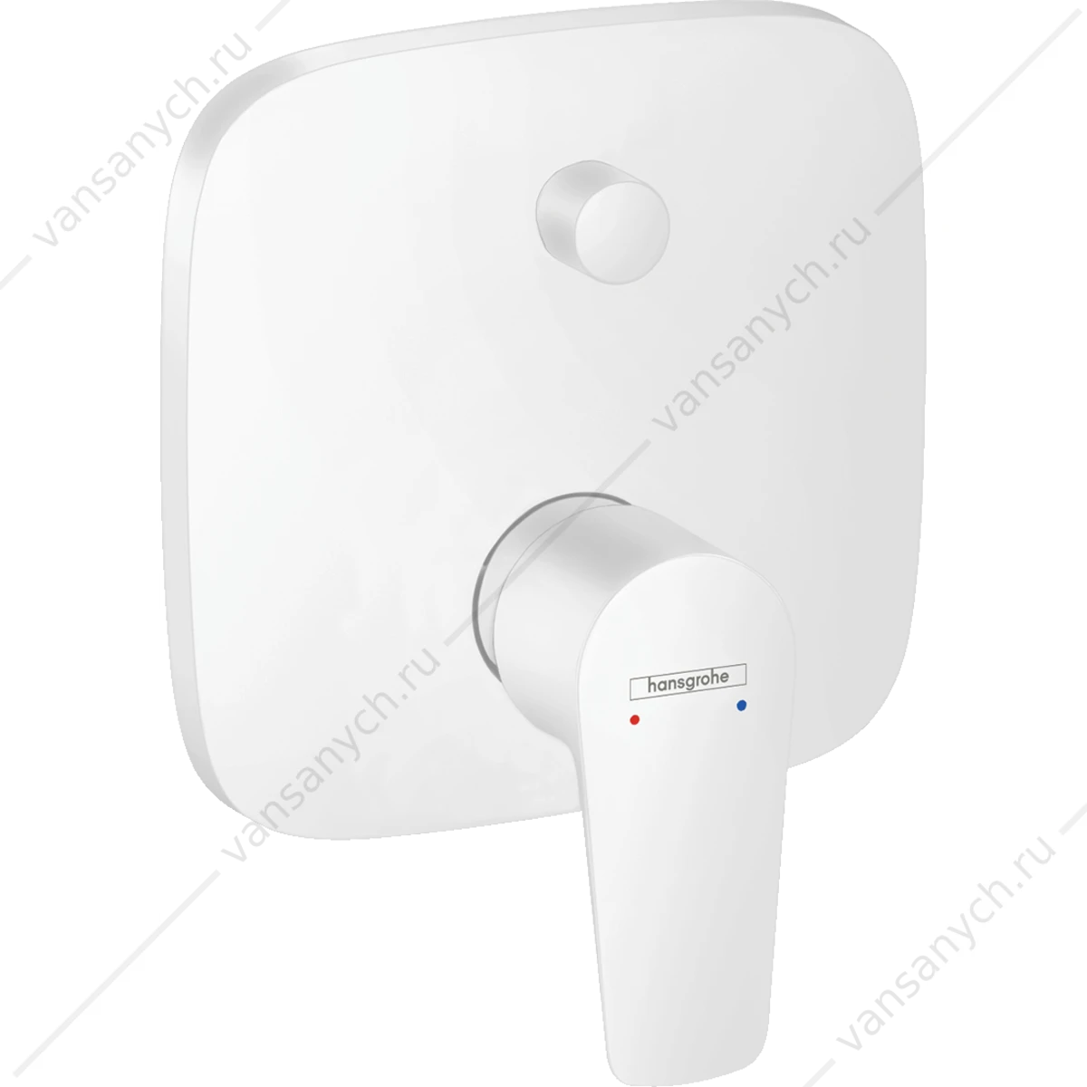Смеситель для ванны (внешняя часть) белый матовый HANSGROHE Talis E 71474700