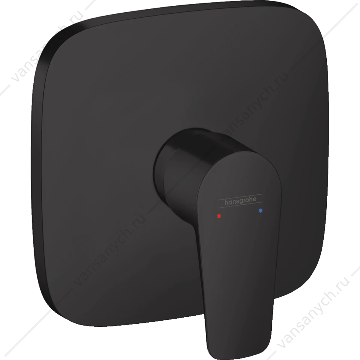 Смеситель для душа (внешняя часть) черный матовый HANSGROHE Talis E 71765670
