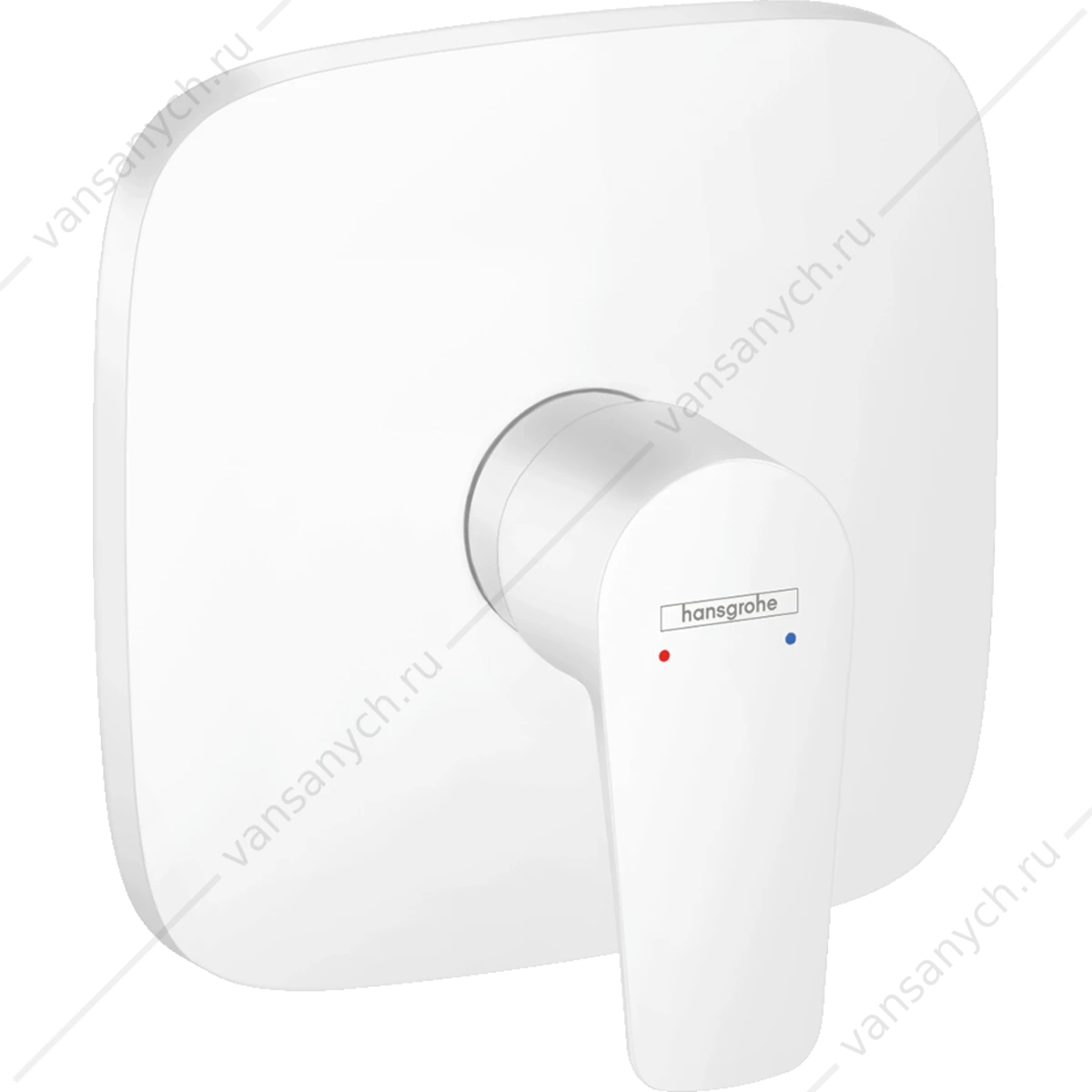 Смеситель для душа (внешняя часть) белый матовый HANSGROHE Talis E 71765700