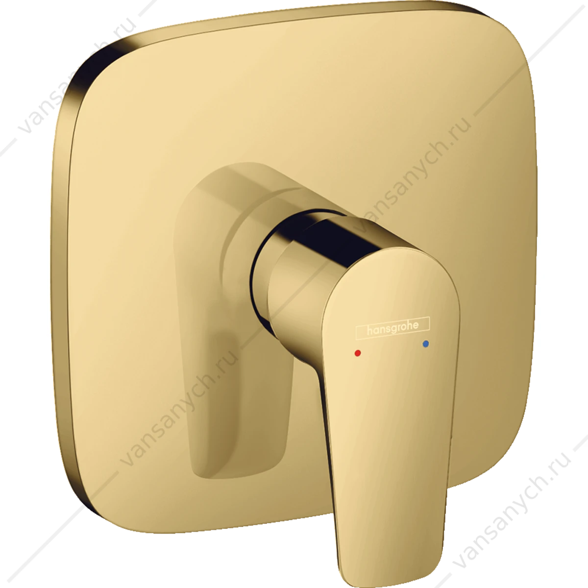Смеситель для душа (внешняя часть) золото полир. HANSGROHE Talis E 71765990