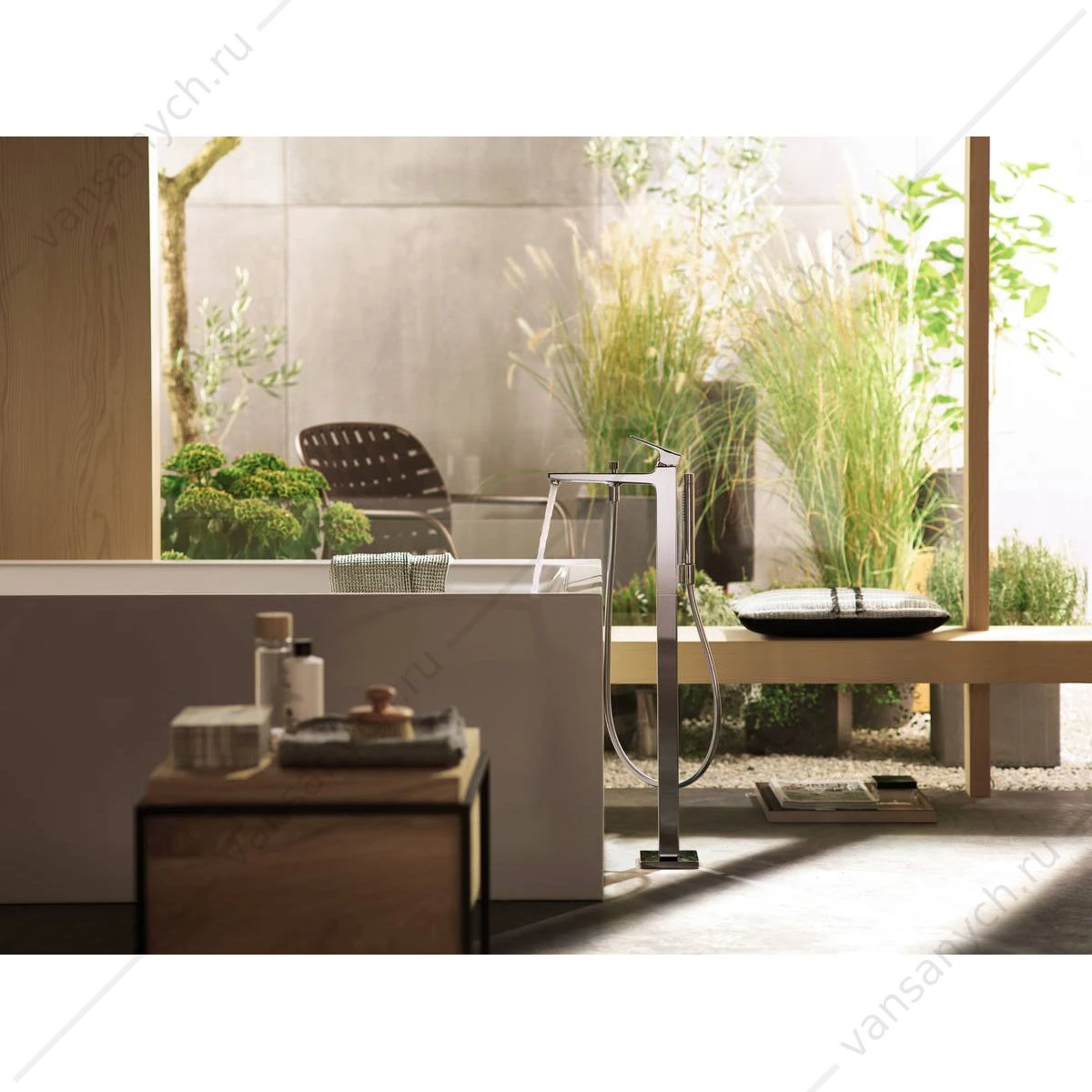 Смеситель для ванны напольный HANSGROHE Metropol 32532000