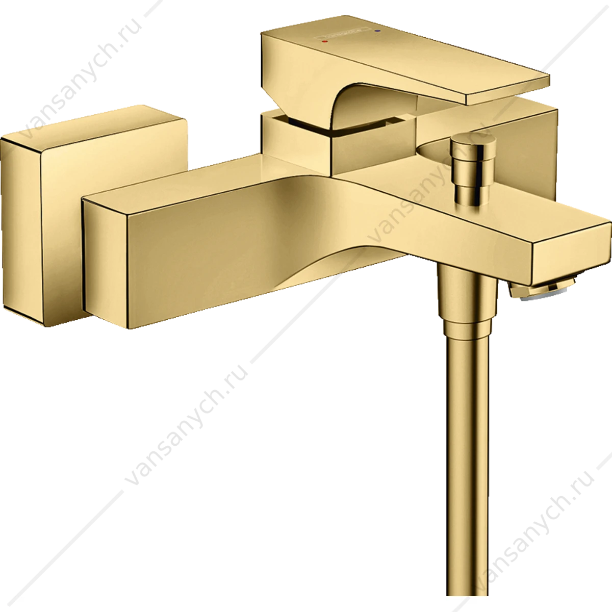 Смеситель для ванны золото полир. HANSGROHE Metropol 32540990