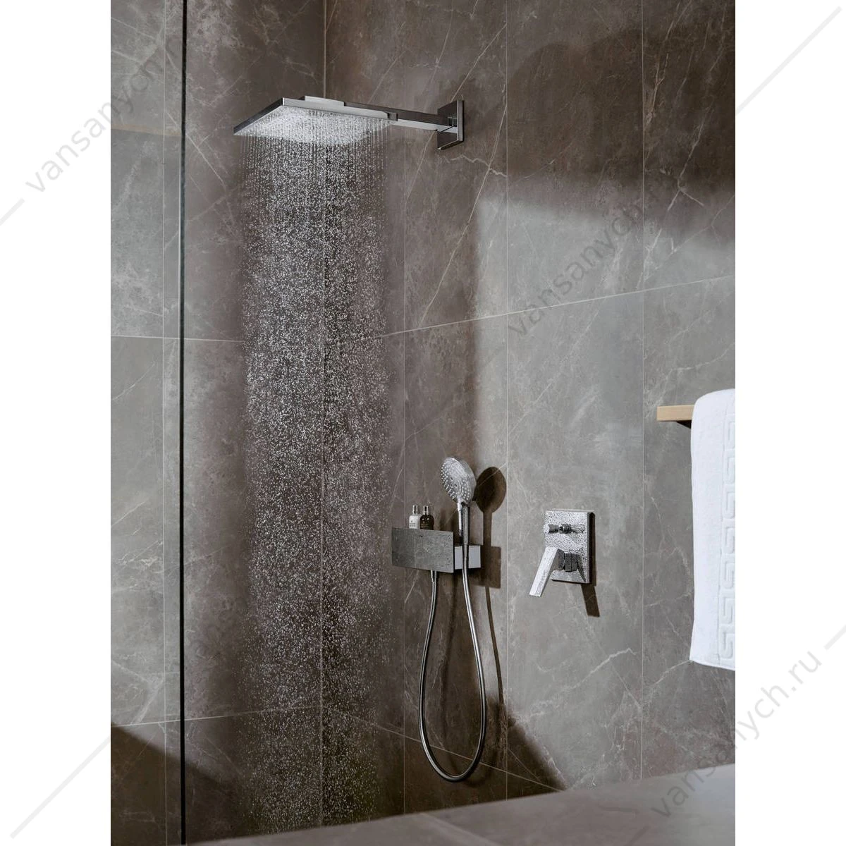 Смеситель для ванны (внешняя часть) хром HANSGROHE Metropol 32545000