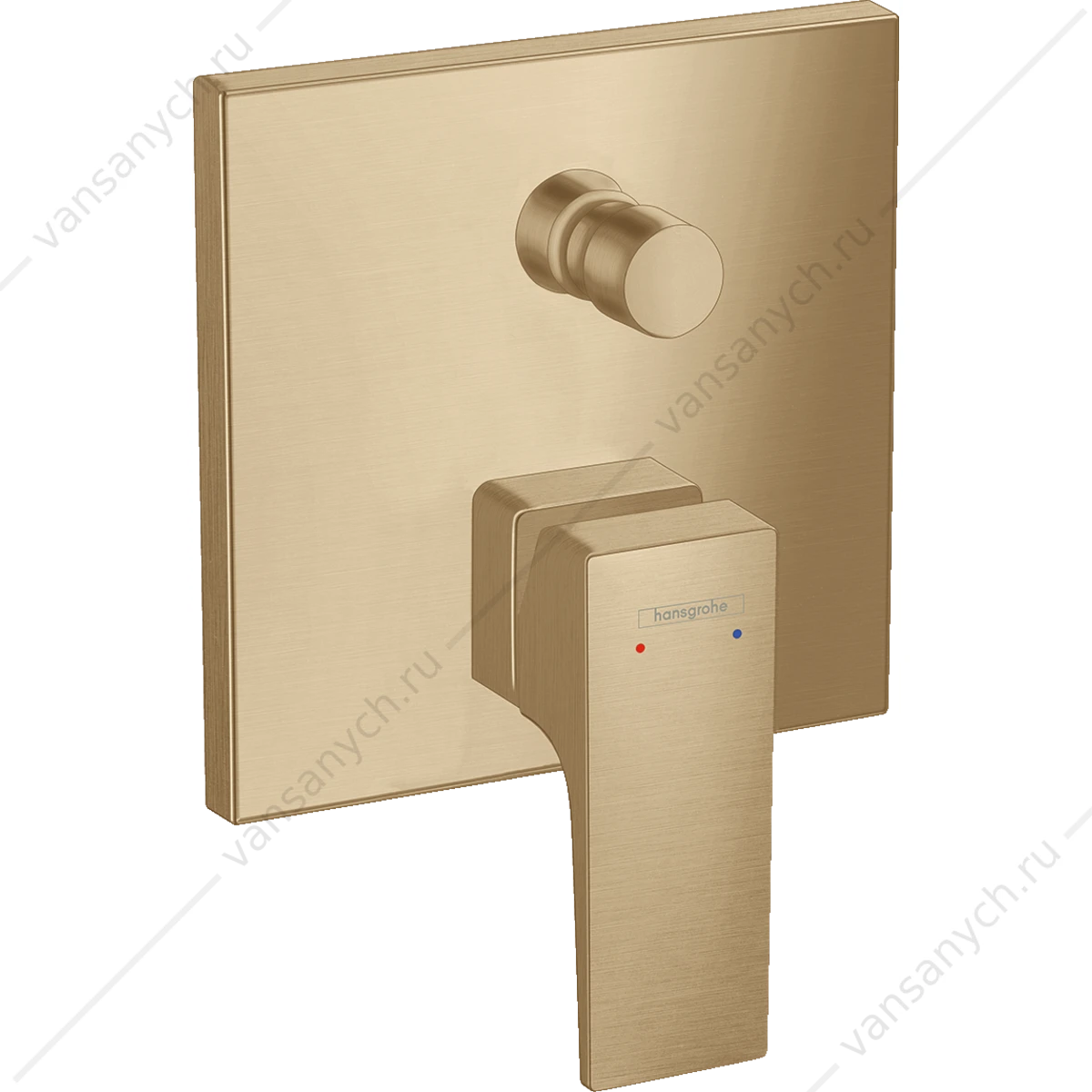 Смеситель для ванны (внешняя часть) бронза шлиф. HANSGROHE Metropol 32545140