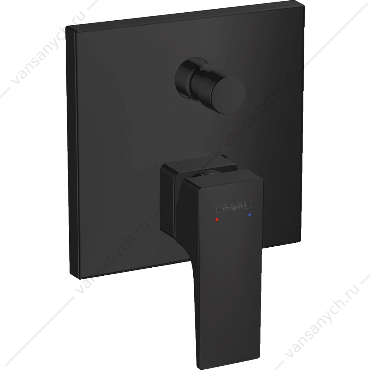 Смеситель для ванны (внешняя часть) черный матовый HANSGROHE Metropol 32545670
