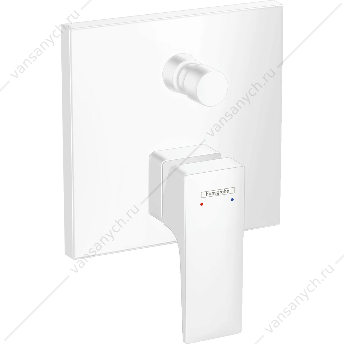 Смеситель для ванны (внешняя часть) белый матовый HANSGROHE Metropol 32545700