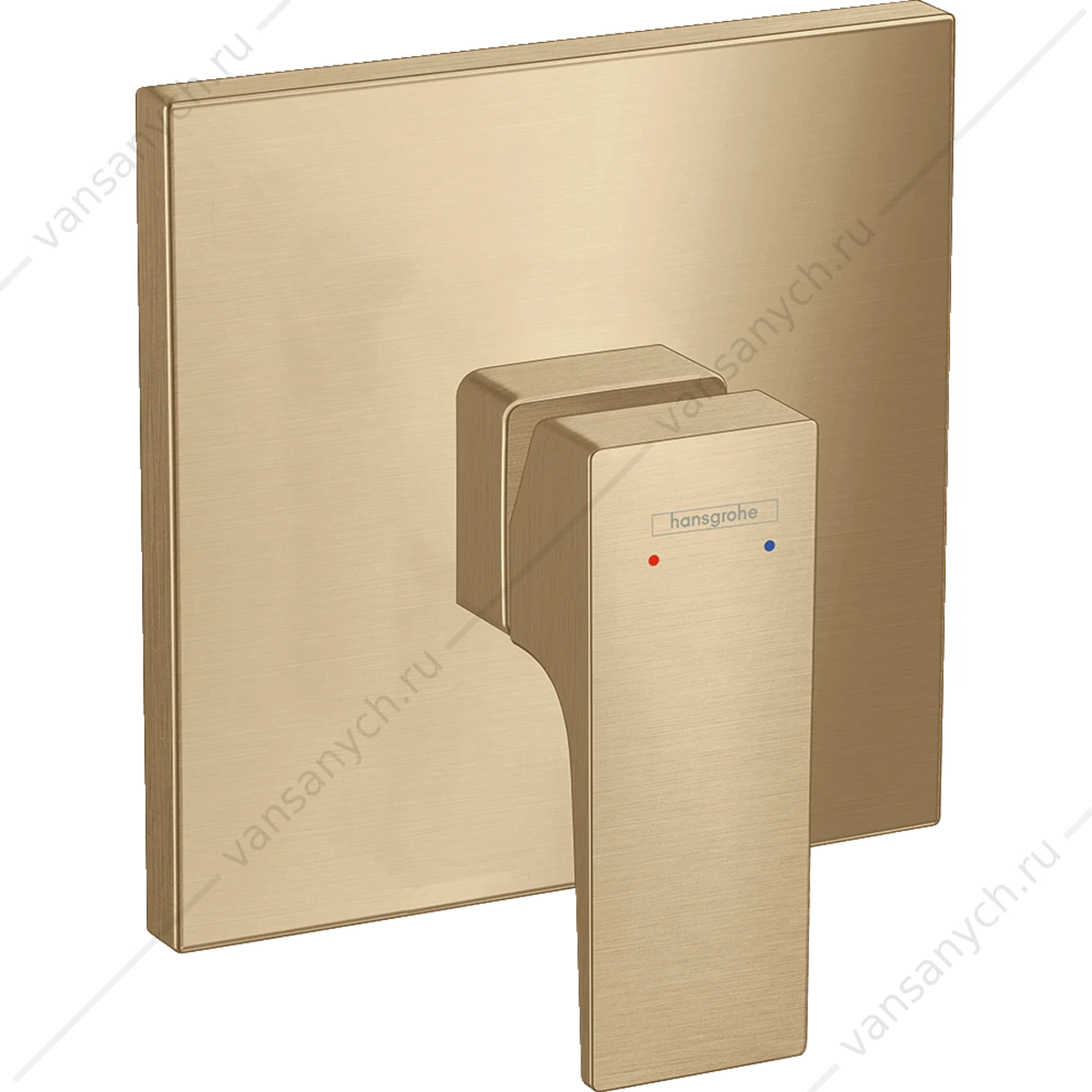 Смеситель для душа (внешняя часть) бронза шлиф. HANSGROHE Metropol 32565140