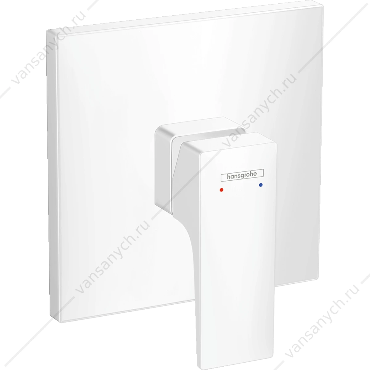 Смеситель для душа (внешняя часть) белый матовый HANSGROHE Metropol 32565700