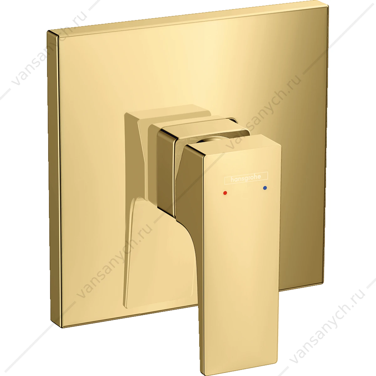Смеситель для душа (внешняя часть) золотой полир. HANSGROHE Metropol 32565990