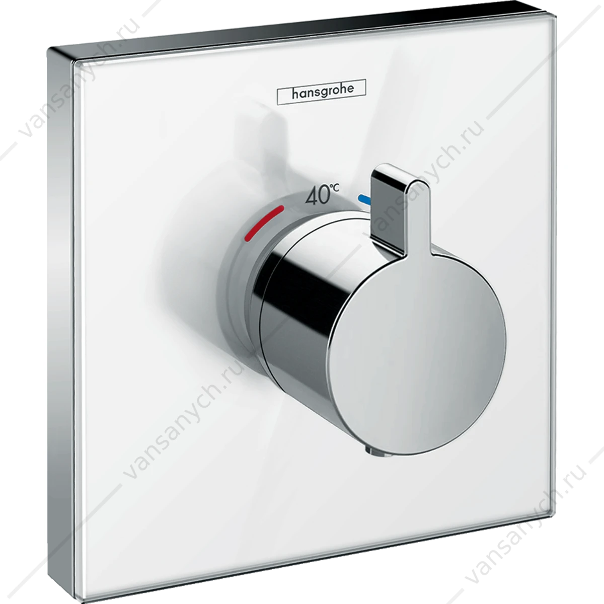 Смеситель термостат для душа Highflow (внешняя часть) HANSGROHE ShowerSelect 15734400