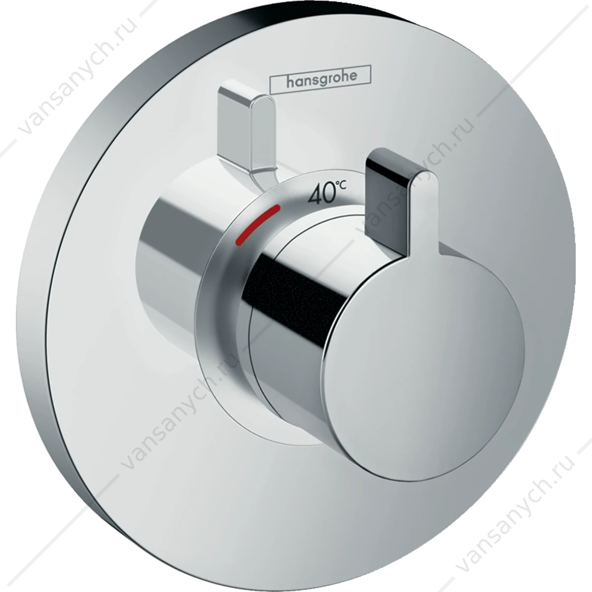 Смеситель термостат для душа (внешняя часть) HANSGROHE ShowerSelect Highflow 15741000