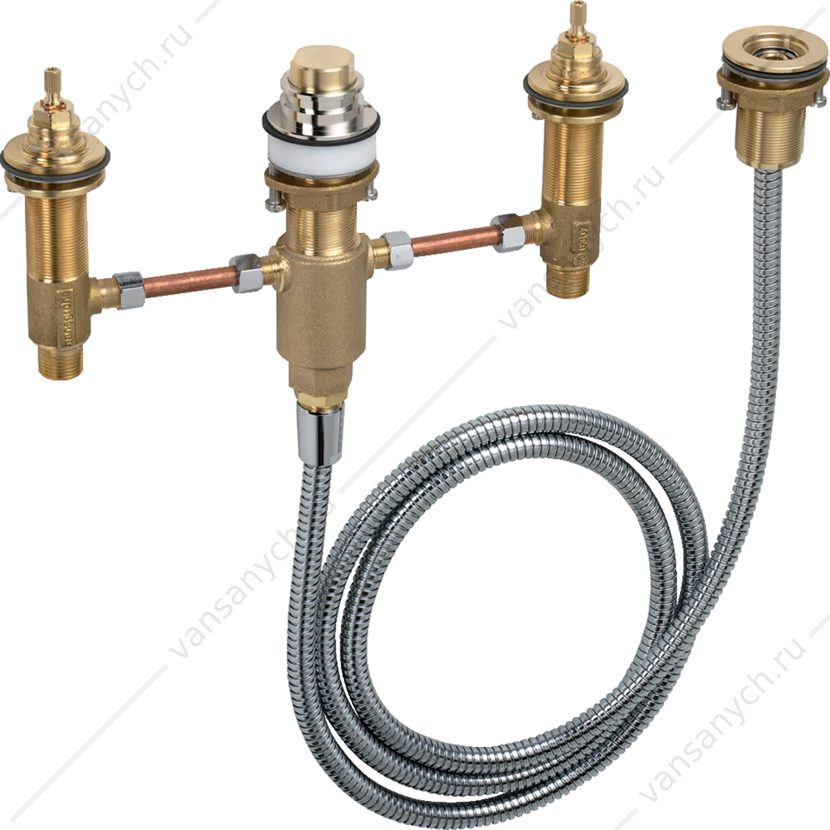 Скрытая часть смесителя для ванны (4 отверстия) HANSGROHE  13244180