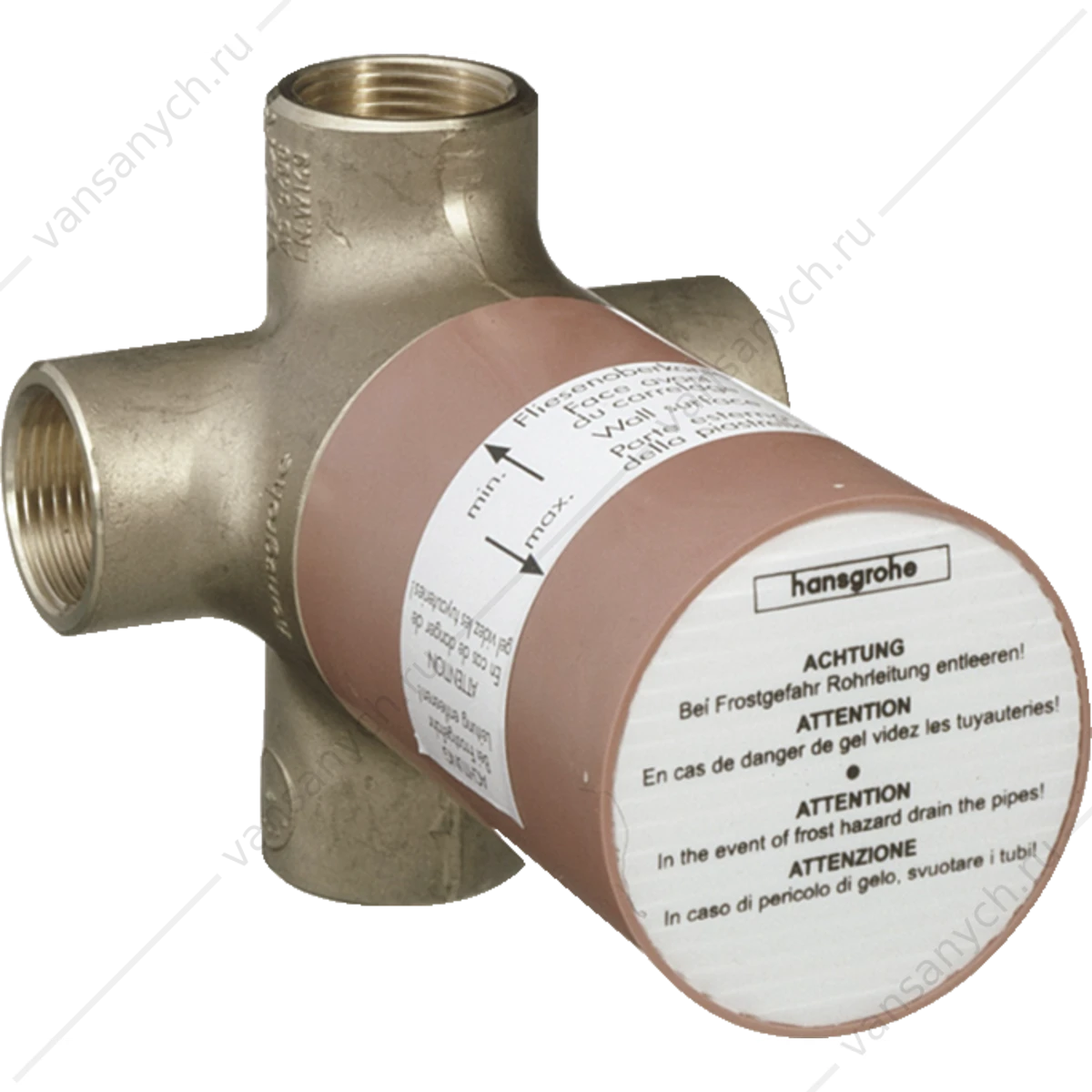 Скрытая часть переключающего вентиля Quattro HANSGROHE Quattro 15930180
