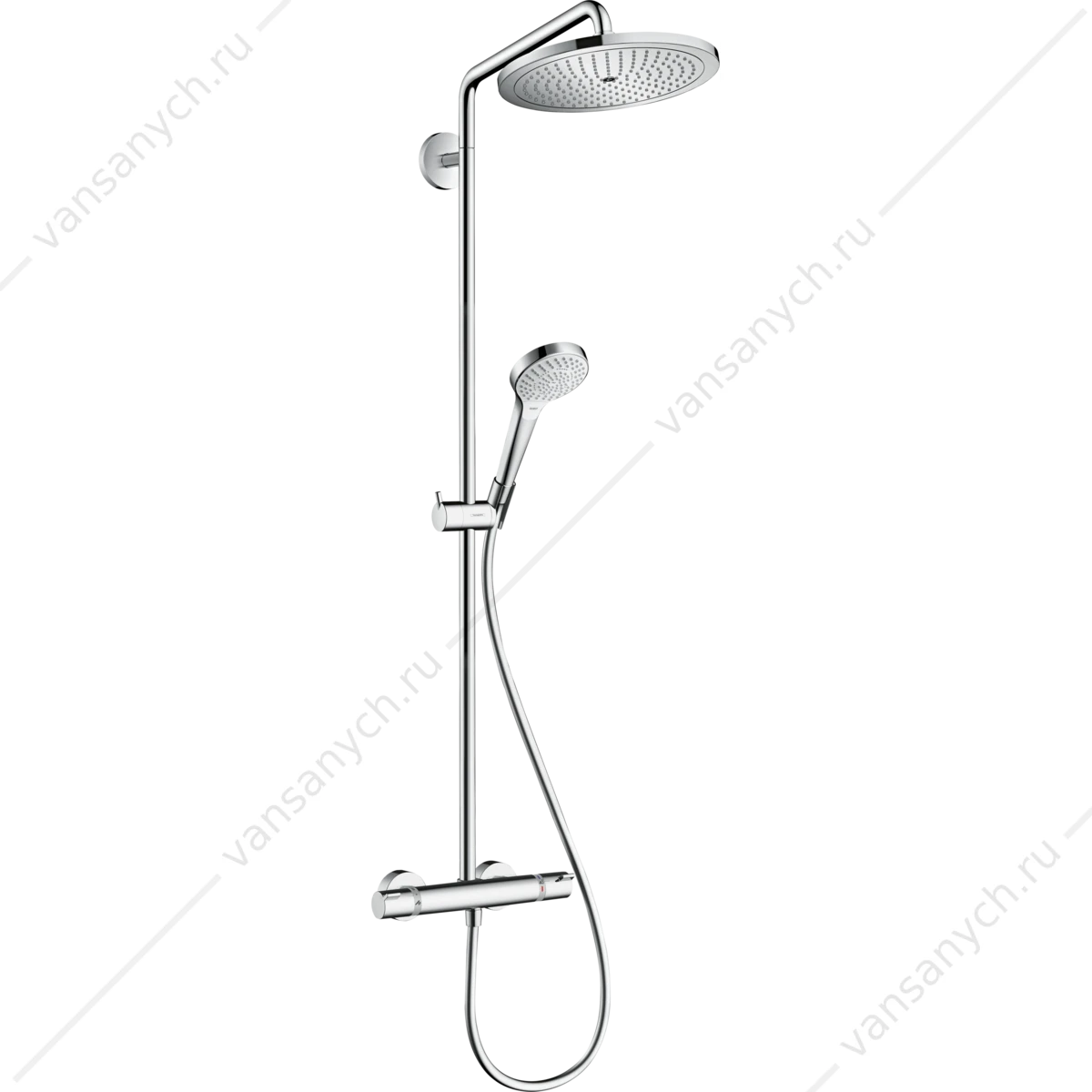 Душевая система с термостатом HANSGROHE Croma Select 280 1jet showerpipe 26790000