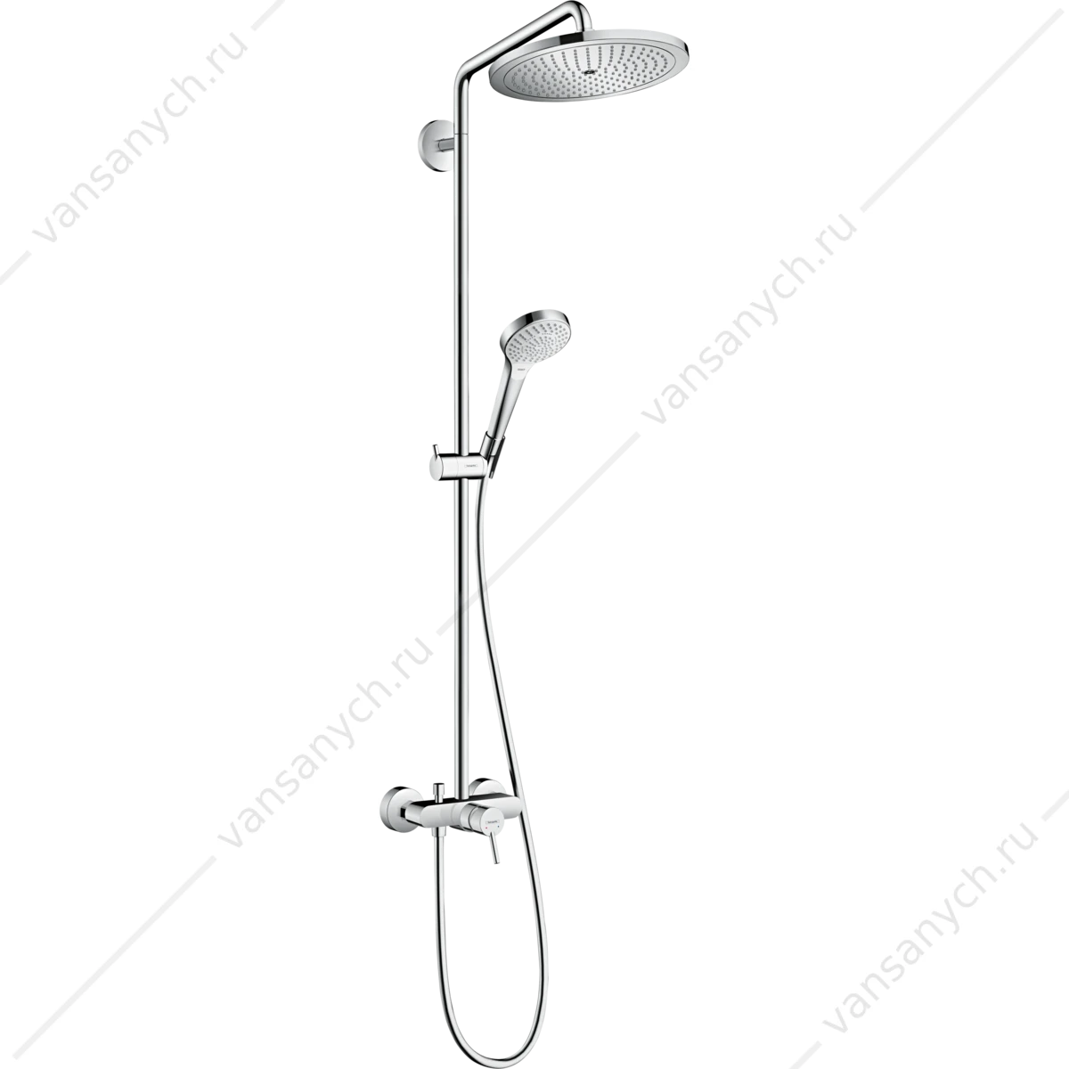 Душевая система HANSGROHE Croma Select 280 1jet showerpipe 26791000