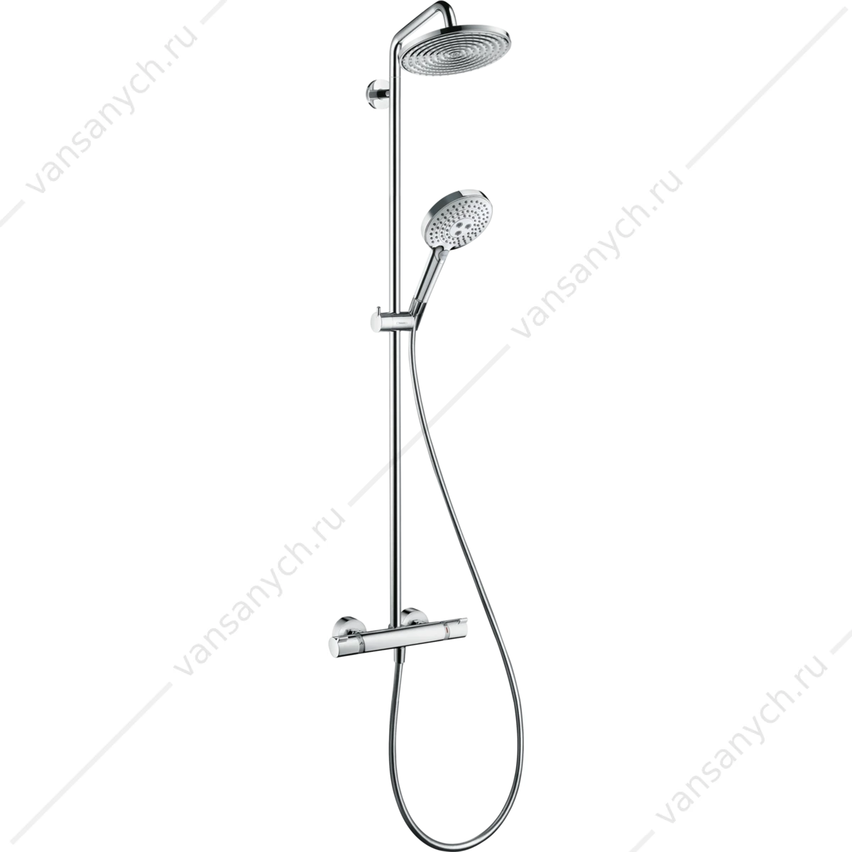 Душевая система с термостатом HANSGROHE Raindance Select Showerpipe 240, 27115000