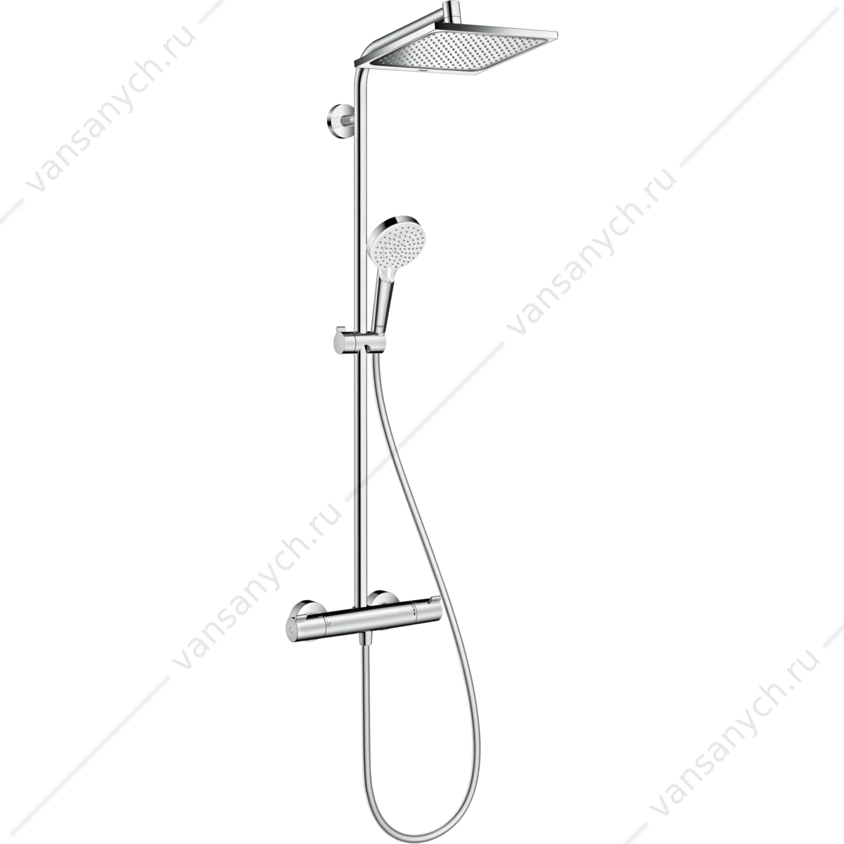 Душевая система с термостатом HANSGROHE Crometta Е 240 1jet Showerpipe 27271000