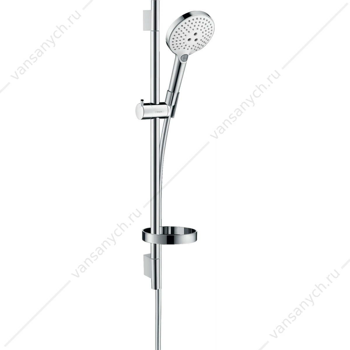 Душевой гарнитур Raindance Select S 120 3 jet 65 см хром/белый HANSGROHE 26630400